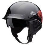 H-D Busby Ultra-Light Sun Shield J03 12 Helmet - Gloss - Harley Black