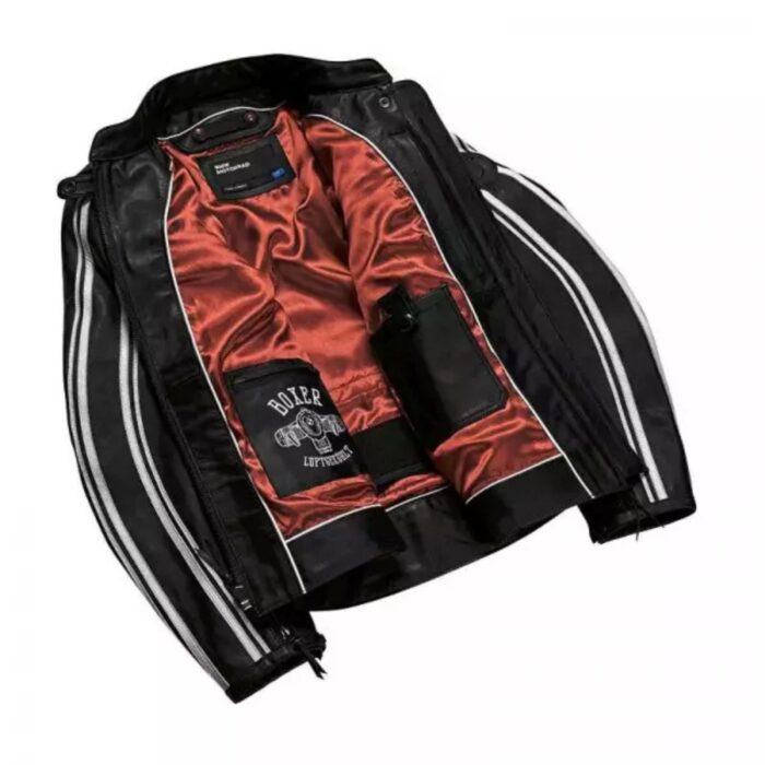 BMW MOTORCYCLE JACKET LEATHER TWINSTRIPES WOMEN