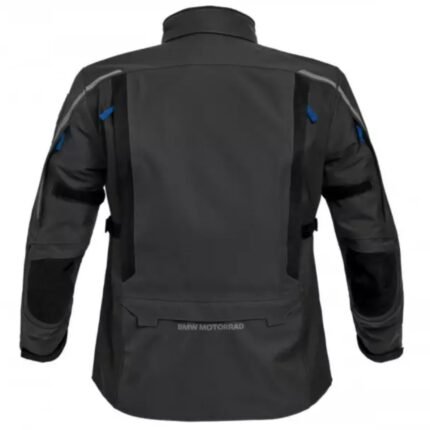 BMW Motorcycle Jacket PaceGUARD TOUR MEN Constructed with a high-strength polyamide and elastane outer shell, the jacket provides excellent abrasion resistance while allowing flexible movement. It features BMW’s exclusive waterproof and windproof Z-liner membrane, ensuring protection against harsh weather without compromising breathability. No matter the conditions, the jacket keeps you dry and comfortable. Ventilation zippers on the chest and back promote optimal airflow, making it suitable for a wide range of temperatures. Inside, the PaceGuard Tour comes equipped with NP Flex protectors on the shoulders and elbows, offering lightweight impact protection with excellent coverage. A pocket for an optional NP Pro back protector is also included for extended safety. Practical touring elements enhance its functionality—multiple waterproof outer and inner pockets provide ample storage for essentials, while adjustable cuffs, sleeves, and waist ensure a personalized fit. The jacket also includes a connecting zip to pair seamlessly with BMW riding pants for full-body protection. Reflective prints increase visibility in low-light conditions, ensuring added safety during night rides. The design is both sleek and rugged, embodying the BMW Motorrad spirit with subtle branding and a streamlined silhouette. Ideal for adventure and touring enthusiasts, the BMW PaceGuard Tour Men’s Jacket is a high-performance companion on any road. Whether navigating city streets or embarking on cross-country rides, this jacket delivers exceptional comfort, weather resistance, and protection—making it a top-tier choice for discerning motorcyclists.