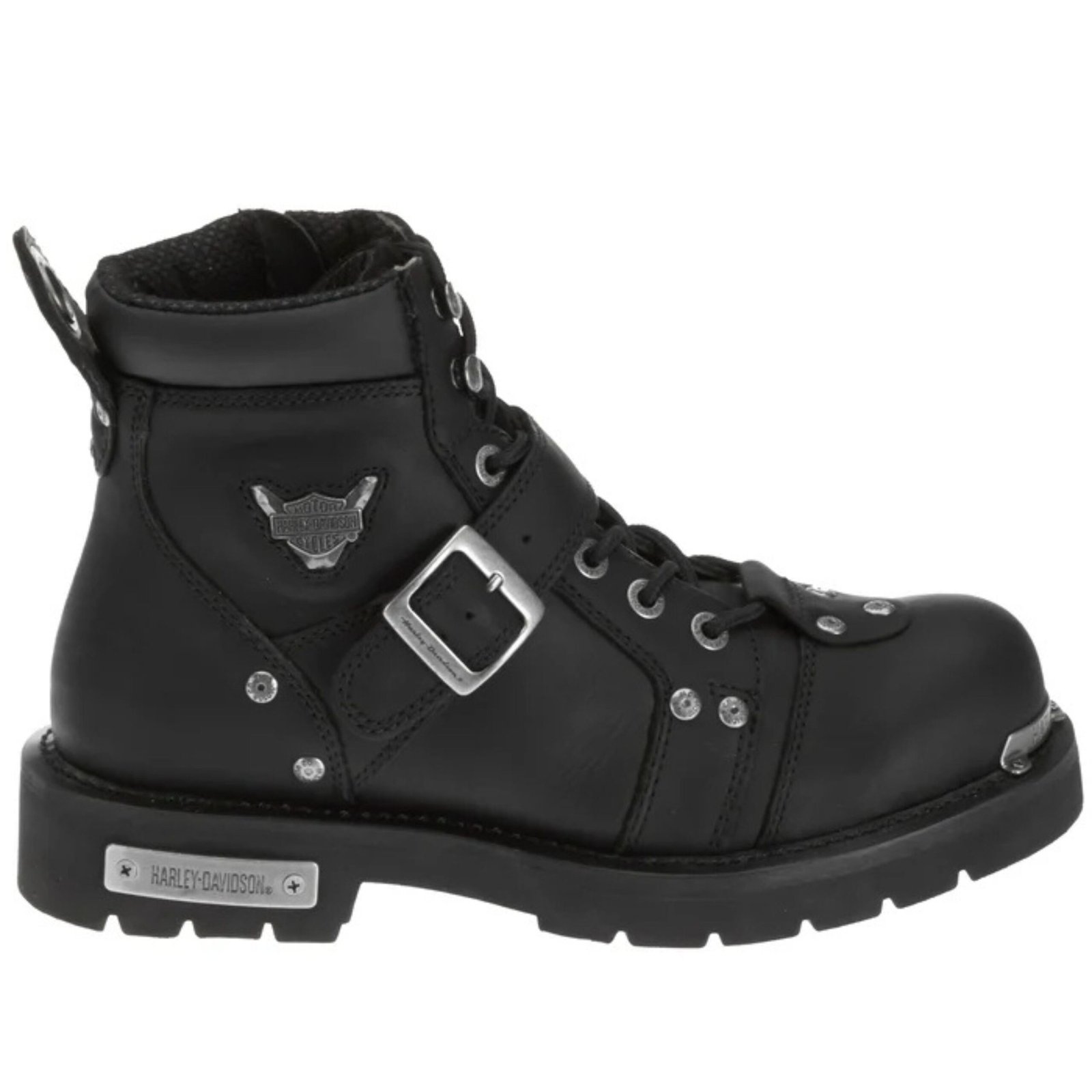 Men's Brake Buckle Leather Riding Boots HARLEY Mens Brake Buckle Leather Riding Boots