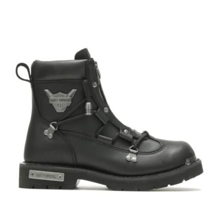 HARLEY Mens Brake Light Leather Riding Boots