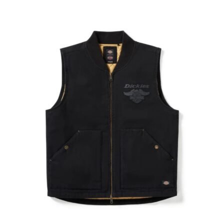 HARLEY DAVIDSON MENS DICKIES X HD QUILTED CANVAS VEST