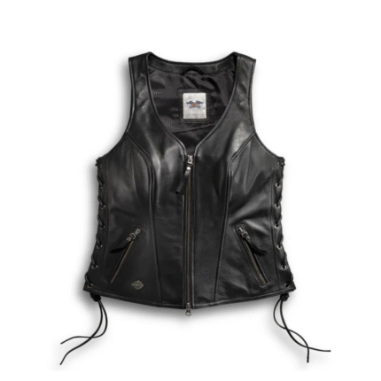 HARLEY DAVIDSON WOMENS AVENUE LEATHER VEST