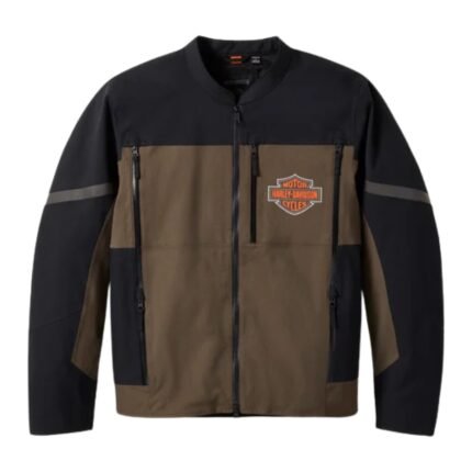 HARLEY DAVIDSON MENS HD WATERPROOF TEXTILE RIDING JACKET