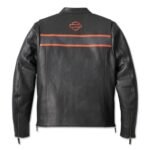 HARLEY DAVIDSON MENS VICTORY LANE II LEATHER JACKET BLACK