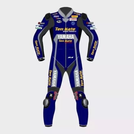 YAMAHA MOTORBIKE RACING LEATHER SUIT PREMIUM PROTECTION STYLE