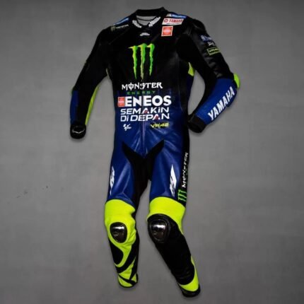 YAMAHA MOTOSPEEDS MOTORCYCLE RACING LEATHER SUIT