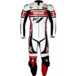 YAMAHA R1 MOTORCYCLE 1 PIECE FULL BODY CE APPROVED ARMORS LEATHER SUIT