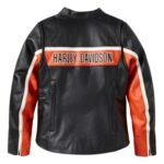 HARLEY DAVIDSON WOMENS HD TRENTON LEATHER RIDING JACKET