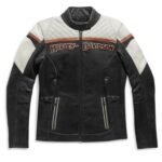 HARLEY DAVIDSON WOMENS HD TRIPLE VENT MISS ENTHUSISAST II LEATHER RIDING JACKET