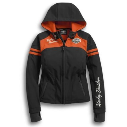 HARLEY DAVIDSON WOMENS MISS ENTHUSIAST SOFT SHELL JACKET