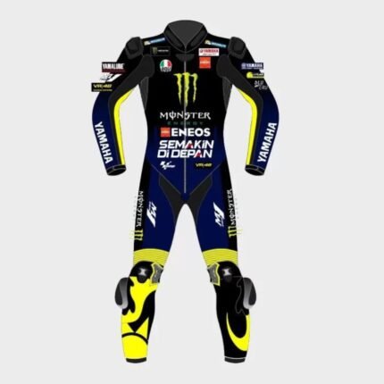 YAMAHA ROSSI MOTORCYCLE LEATHER SUIT