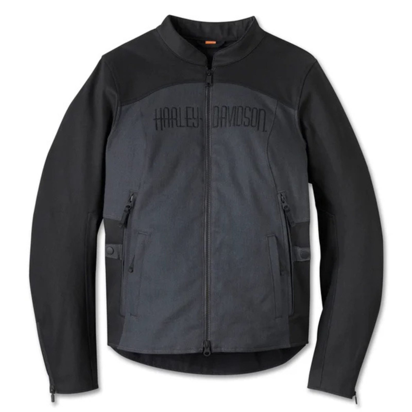 1 HARLEY DAVIDSON WOMENS WILLIE G SKULL GRAPHIC TRIPLE VENT SYSTEM 2.0 TEXTILE RIDING JACKET