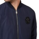 DENIM AVIATOR BOMBER CREST