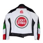 NARSON LUCKY STRIKE HONDA RACING GEAR COWHIDE LEATHER JACKET