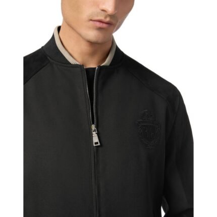 DENIM COTTON SUEDE JACKET LS