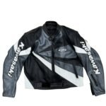 NARSON KAWASAKI UNISEX NINJA MOTORCYCLE COWHIDE LEATHER JACKET