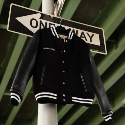 WOOL LEATHER VARSITY JACKET