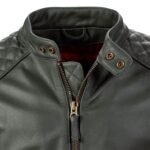 TRIUMPH BRADDAN LEATHER MOTORCYCLE JACKET