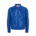 FERRARI BOMBER JACKET IN LIQUID LEATHER