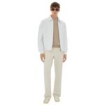 FERRARI BOMBER JACKET IN LIQUID LEATHER