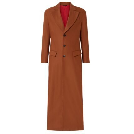 FERRARI COAT IN LINEN AND VISCOSE GABARDINE