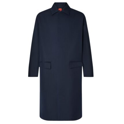 FERRARI SINGLE BREASTED COAT IN TWO TONE DOUBLE SIDED TECH FABRIC