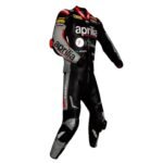 APRILIA BLACK JORDI TORRES LEATHER RACING SUIT