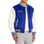 WOOL LEATHER VARSITY JACKET 1