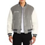 WOOL LEATHER VARSITY JACKET 2