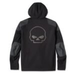 HARLEY DAVIDSON WILLIE G SKULL GRAPHIC DEFLECTOR 2.0 HOODED RIDING FLEECE