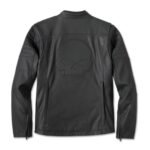 HARLEY DAVIDSON WILLIE G SKULL GRAPHIC LEATHER RIDING JACKET