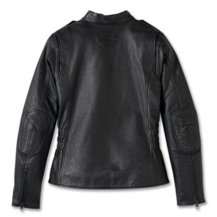 HARLEY DAVIDSON WOMENS HD FLEX LAYERING SYSTEM CAPTAIN LEATHER JACKET OUTER LAYER