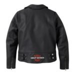 HARLEY DAVIDSON WOMENS HD REBEL BIKER LEATHER RIDING JACKET