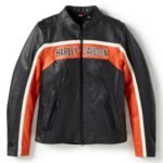 HARLEY DAVIDSON WOMENS HD TRENTON LEATHER RIDING JACKET