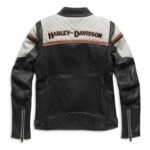 HARLEY DAVIDSON WOMENS HD TRIPLE VENT MISS ENTHUSISAST II LEATHER RIDING JACKET