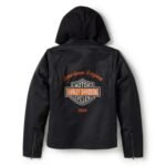 HARLEY DAVIDSON WOMENS MISS ENTHUSIAST 3 IN 1 TEXTILE JACKET