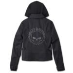 HARLEY DAVIDSON WOMENS WILLIE G SKULL 3 IN 1 JACKET