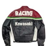 NARSON KAWASAKI ALPHINESTARS MOTORCYCLE RAING COWHIDE LEATHER JACKET