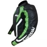 NARSON KAWASAKI GREEN MOTORCYCLE BIKER RIDING GEAR LEATHER JACKET