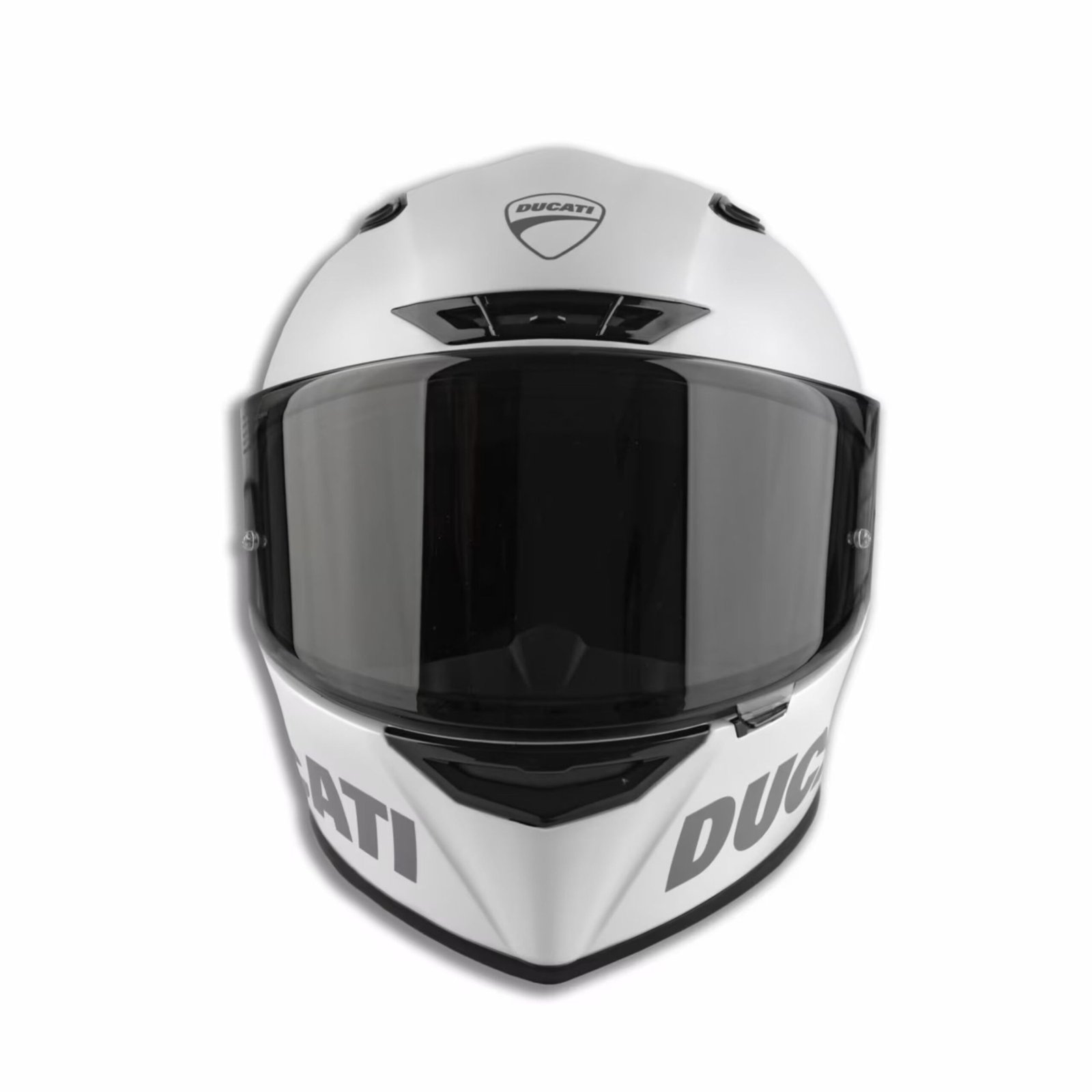 2 DUCATI LOGO WHITE FULL FACE HELMET