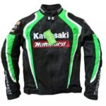 NARSON KAWASAKI MOTORCYCLE GEAR CE APPROVE ARMORS POLYEST MESH RACING JACKET