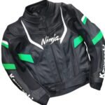 NARSON KAWASAKI NINJA MOTORCYCLE RACING LEATHER JACKET