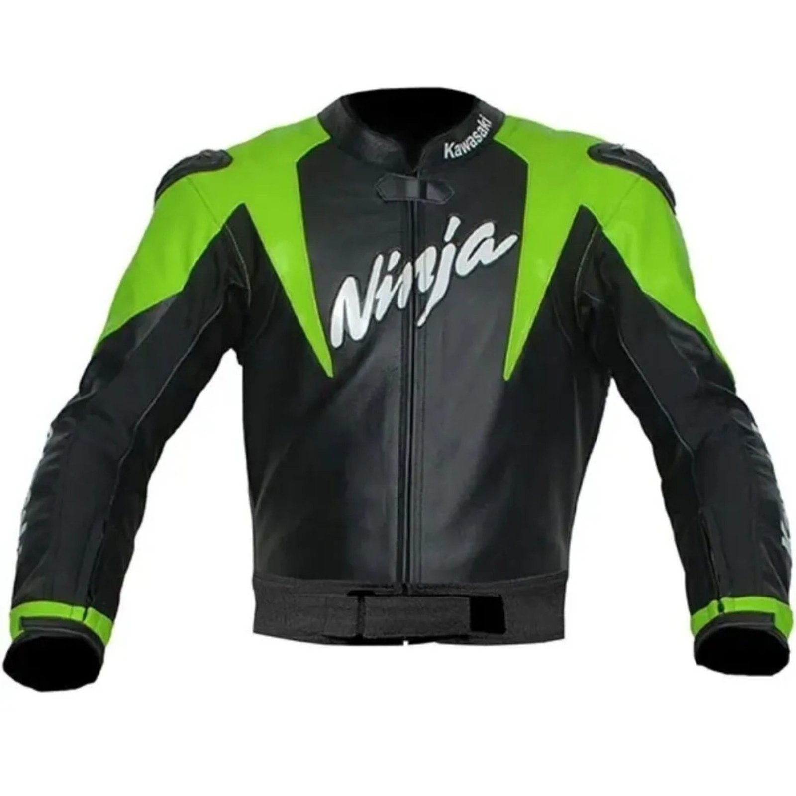 2 NARSON KAWASAKI NINJA RACING TEAM MOTORCYCLE LEATHER JACKET