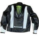 NARSON KAWASAKI RACING MOTORCYCLE MONSTER ENERGY LEATHER RIDING JACKET