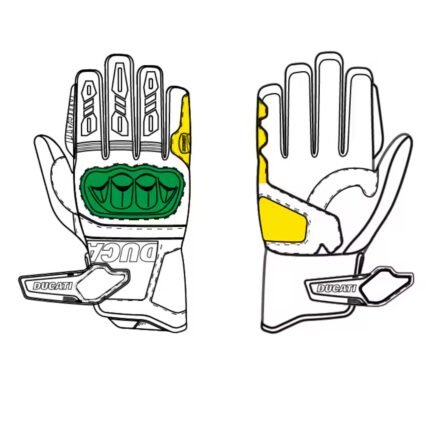 DUCATI TOUR C5 FABRIC LEATHER GLOVES