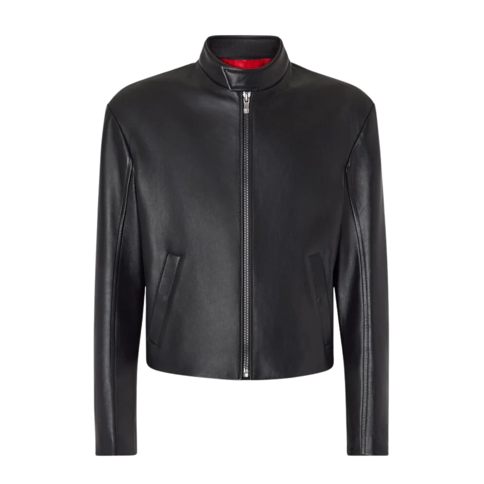 2 FERRARI BIKER JACKET IN NAPPA LEATHER