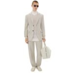 FERRARI BLAZER IN NAPPA LEATHER WITH KNIT CUFFS