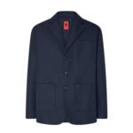 FERRARI BLAZER IN TWO TONE DOUBLE SIDED TECH FABRIC