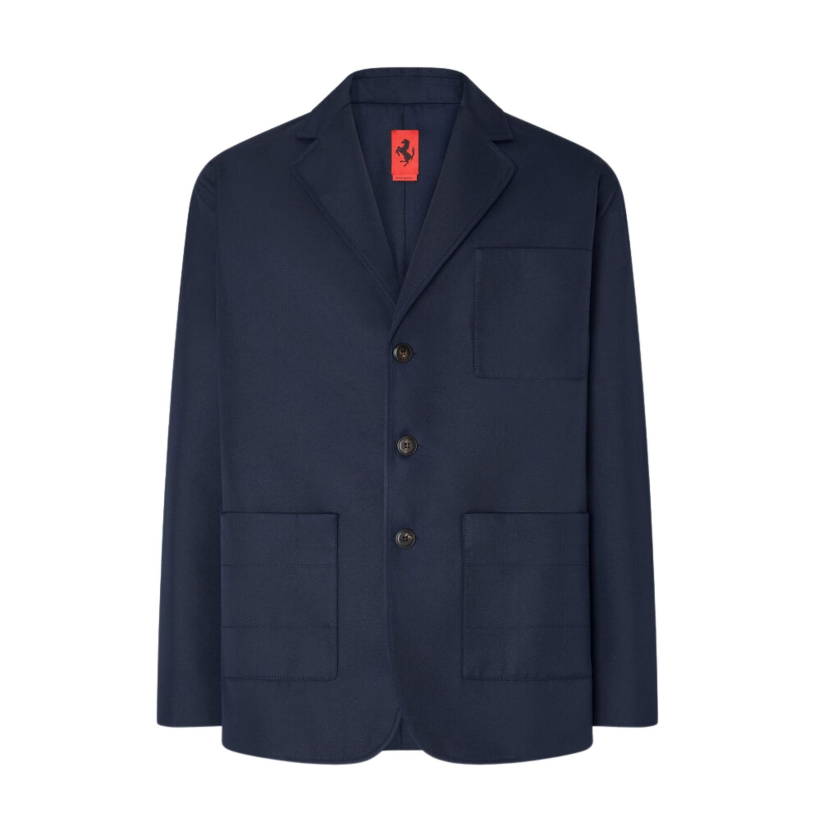 2 FERRARI BLAZER IN TWO TONE DOUBLE SIDED TECH FABRIC